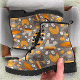 Mens Chickens - Hipster Festival Bohemian Combat boots  Boots - MaWeePet- Art on Apparel