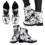 Mens Dalmatians - Hipster Festival Bohemian Combat boots  Boots - MaWeePet- Art on Apparel
