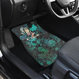 Mad Hatter Grunge -Vehicle Floor Mats x 2, Car Accessories, Auto Accessories - MaWeePet- Art on Apparel