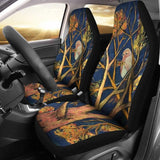 Golden bird Car Seat Covers,   Seat Protector, Car Accessory, Front Seat Covers, for cars, vans or trucks. - MaWeePet- Art on Apparel