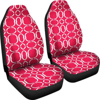 Red Links Car Seat Covers,   Seat Protector, Car Accessory, Front Seat Covers, for cars, vans or trucks. - MaWeePet- Art on Apparel
