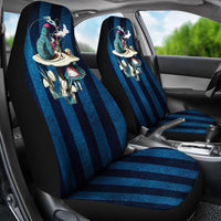 Alice Mushroom- Car Seat Covers,  Seat Protector, Car Accessory, Front Seat Covers, for cars, vans or trucks. - MaWeePet- Art on Apparel