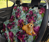 Sky Blue Roses- Pet Car Seat Covers- Fits most rear seats for cars, SUV, vans or trucks. - MaWeePet- Art on Apparel
