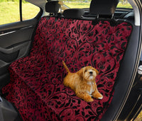 Red Regal- Pet Car Seat Covers- Fits most rear seats for cars, SUV, vans or trucks. - MaWeePet- Art on Apparel