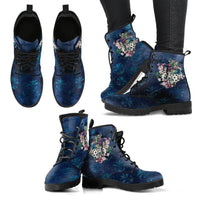 Alice Painting the Roses -Combat boots,  Boots Lace up, Classic Short boots - MaWeePet- Art on Apparel