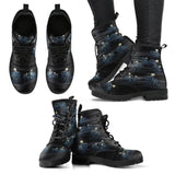 Octopus Party-Classic boots, combat boots, Lace up, Festival hippy boots - MaWeePet- Art on Apparel