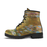 Green Lilli - Classic boots, combat boots, Lace up, Festival hippy boots - MaWeePet- Art on Apparel