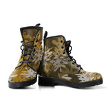 Naturals Bracken-Women's Combat boots,  Festival, Combat, Vintage Hippie Lace up Boots - MaWeePet- Art on Apparel