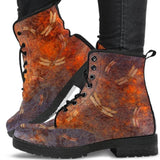 Dragonfly Grunge-Classic boots, combat boots, Lace up Festival boots - MaWeePet- Art on Apparel