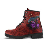 Raven Grunge - Combat boots,  Boots Lace up, Classic Short boots - MaWeePet- Art on Apparel