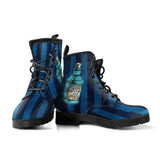 Classic boots, combat boots, Lace up, Festival hippy boots-Alice Drink Me - - MaWeePet- Art on Apparel