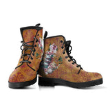 Alice Tea Party -Classic boots, combat boots, Lace up, Festival hippy boots - MaWeePet- Art on Apparel