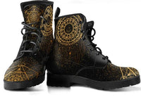 Dream Catcher - Combat boots,  Festival Combat, Hippie Boots Lace up, Classic Short boots - MaWeePet- Art on Apparel