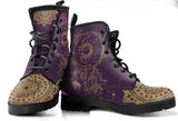 Moon Dream Catcher Combat boots,  Festival Combat, Lace up, Classic Short boots - MaWeePet- Art on Apparel