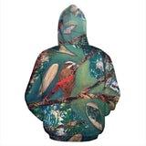 Sparrow hoodie in Men's sizes. Unisex - MaWeePet- Art on Apparel